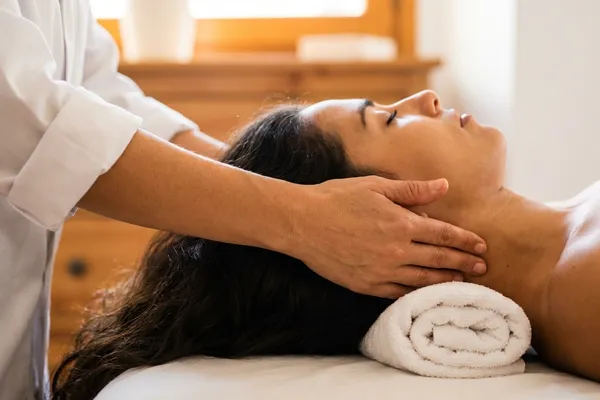 Φυσικοθεραπευτής εφαρμόζει χειροπρακτική τεχνική σε ασθενή