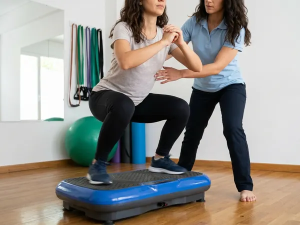 Θεραπευτική πλατφόρμα δόνησης για νευρομυϊκή εκπαίδευση